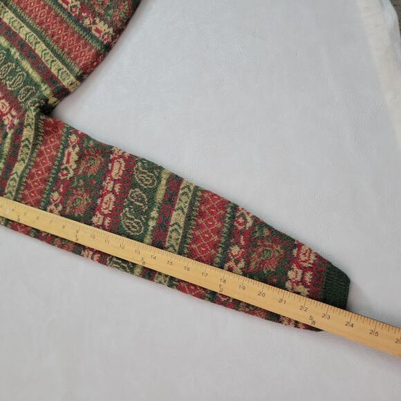 VTG Royal Robbins Wool Womens Cardigan Sweater Small Paisley Grandma Core - Picture 8 of 9